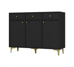 Komoda Tomila 827/1, černý grafit