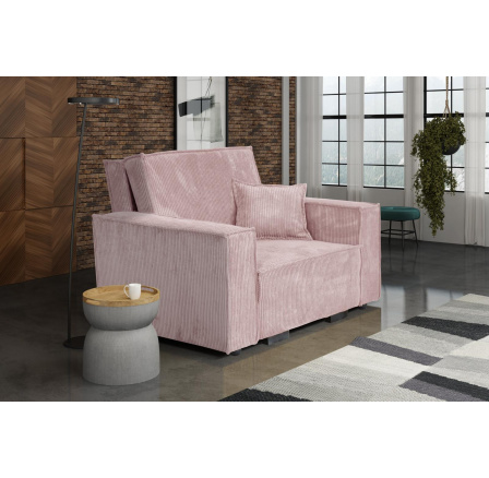 Rozkládací křeslo Vivian Star I růžová