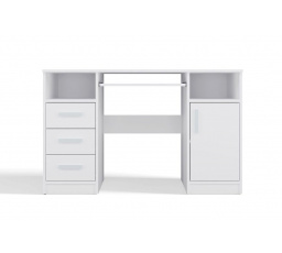 Psací stůl Delvin bílá