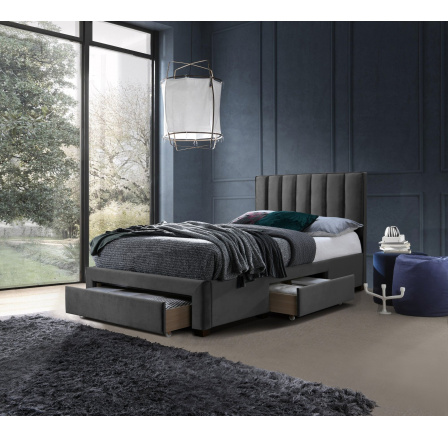 Čalouněná postel GRACE 120, Šedá