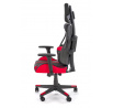 Kancelářské křeslo NITRO ekokůže / látka, černá / červená