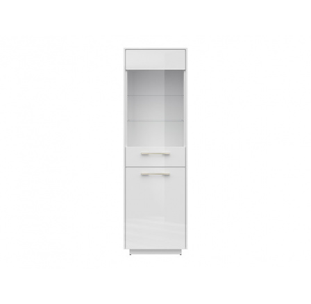 Vitrína FL SMART REG1D1W/KPL KRYTKA (BLENDY), bílá alpská/bílý lesk Vitrína FL SMART REG1D1W/KPL KRYTKA (BLENDY), bílá alpská/bílý lesk