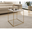 Stolek kávový Adina Zlatý+Beton