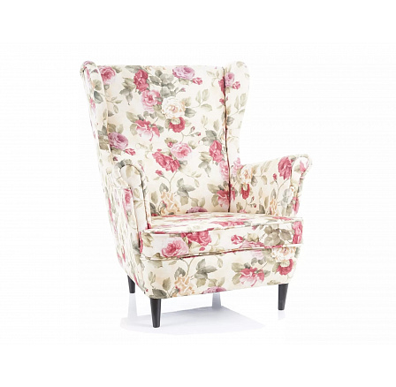 Křeslo LORD CORAL, látka wm 82/wenge