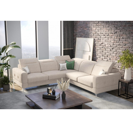 Rohová sedací souprava MALIBU MAX 250x250 - levá, béžová