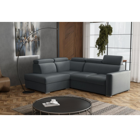 Sedací souprava Petrit II levá Paros tmavě šedá