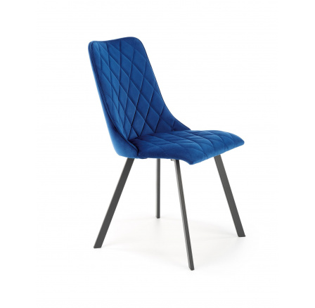 Jídelní židle K450, modrý Velvet