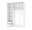 Šatní skříň LIMA S1, bílá