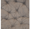 Polstr deluxe na křeslo papasan 110 cm - šedý melír