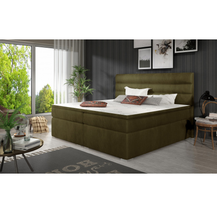 Boxspring postel SOFTY 180x200 cm, Monolit 38