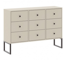 Komoda LINEA 9S, Kašmír/Černá