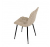 Jídelní židle, béžová, látka vintage, CT-281 CRM3