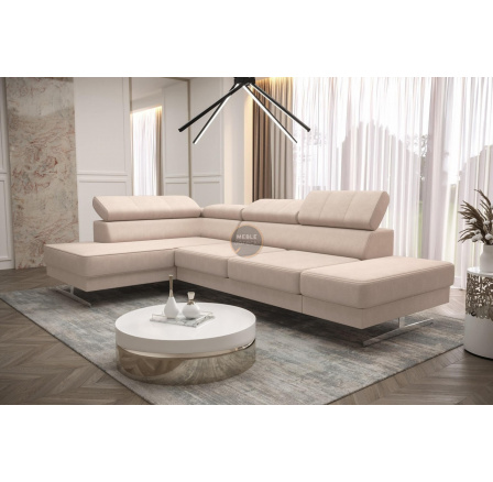 Rohová sedací souprava EMPORIO MINI 300x180 - levá, béžová