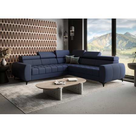 Rohová sedací souprava PORTO MAX přírodní kůže 255x255 cm - pravá, přírodní kůže - volitelná barva