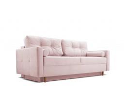 Pohovka rozkládací PASTELLA Růžová, Queens 19