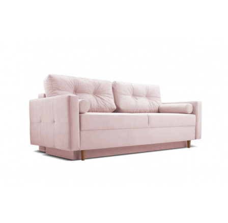 Pohovka rozkládací PASTELLA Růžová, Queens 19