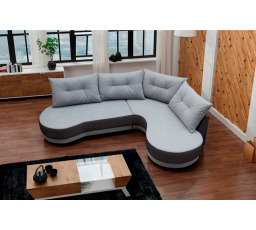 Rohová sedací souprava Abbey P šedá