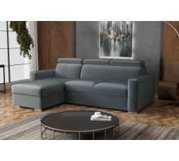 Sedací souprava Petrit levá Paros tmavě šedá