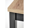 Jídelní stůl TIAGO KWADRAT, Dub craft/Černá