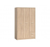 Šatní skříň NEPO SZF3D2S dub sonoma
