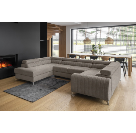 Rohová sedací souprava ve tvaru U LOUIS, Poco 7 levá Rohová sedací souprava ve tvaru U LOUIS, Poco 7 levá