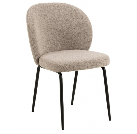 Židle Patricia béžová tmavá