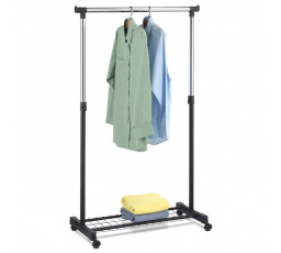 Stojan na šaty, kov, černá, ABD-1210 BK
