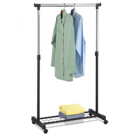 Stojan na šaty, kov, černá, ABD-1210 BK