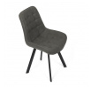 Jídelní židle, šedá, látka vintage, HC-V3066 GREY3