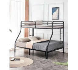 Patrová postel 90/140x200 černá LM7-FXJG