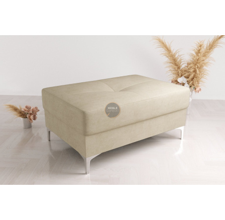 Taburet  s kontejnerem 100x55 cm - béžová