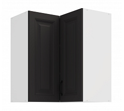 Horní rohová skříňka STELLO - 60x60 GN-72 2F (90°), Bílá/Grafit