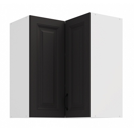 Horní rohová skříňka STELLO - 60x60 GN-72 2F (90°), Bílá/Grafit Horní rohová skříňka STELLO - 60x60 GN-72 2F (90°), Bílá/Grafit