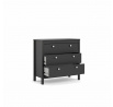 Komoda REAL 3s, Černá