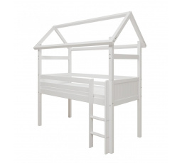 Vyvýšená postel domeček Romantic 456 bílá