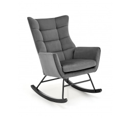 Houpací křeslo BAZALTO, Šedá