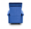 Polohovací křeslo SEMIR s USB, Tmavě modrá