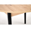 Jídelní stůl PIVOT, dub artisan/černá