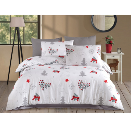 Vánoční povlečení francouzské bavlna 240x200,70x90 Klaudie