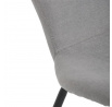 Jídelní židle, stříbrná, látka, CT-S8010 SIL2