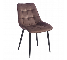 PŘEDPRODEJ -15% do 31.07! Židle velvet - Riviera 26 moka hnědá J262-1 (B)