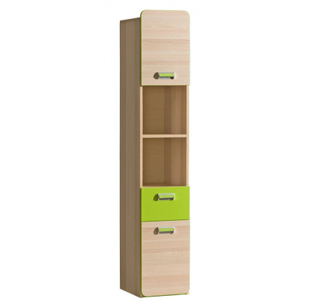 Skříň LORENTO L3, Jasan coimbra/Limetka Skříň LORENTO L3, Jasan coimbra/Limetka