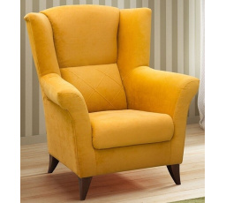 Křeslo KENT, Žlutý Bluvel 68