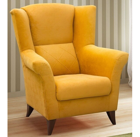 Křeslo KENT, Žlutý Bluvel 68