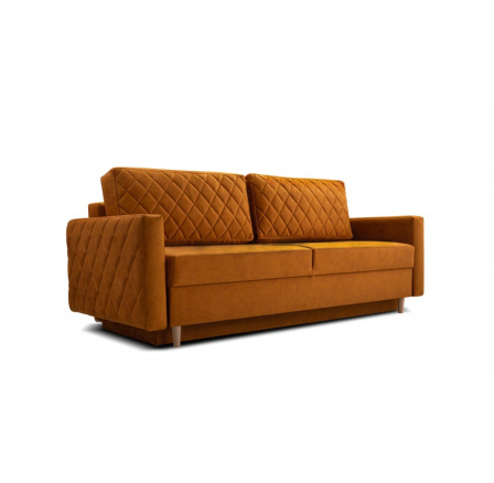 Pohovka rozkládací LENOLA Oranžová, Noel 12