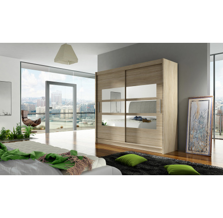 Šatní skříň BERGER III, Dub sonoma Šatní skříň BERGER III, Dub sonoma