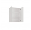 Závěsná koupelnová skříňka PEMA 2DD MINI, Bílá