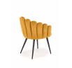 Jídelní židle K410, hořčicový Velvet