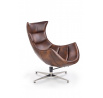 Křeslo LUXOR, hnědé