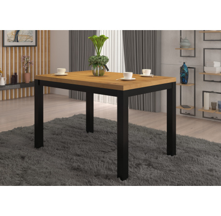 Konferenční stolek OLAF 2 120x80 Artisan+Černý Mat